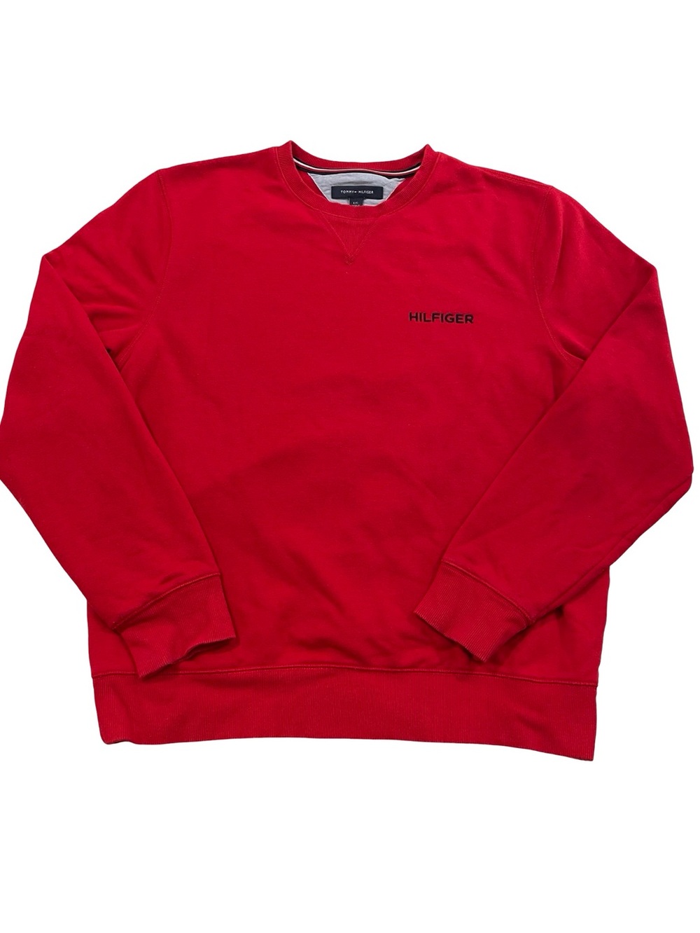 Tommy Hilfiger w/Embroidered Chest Logo Crewneck Sweatshirt Size L (Retail $80)